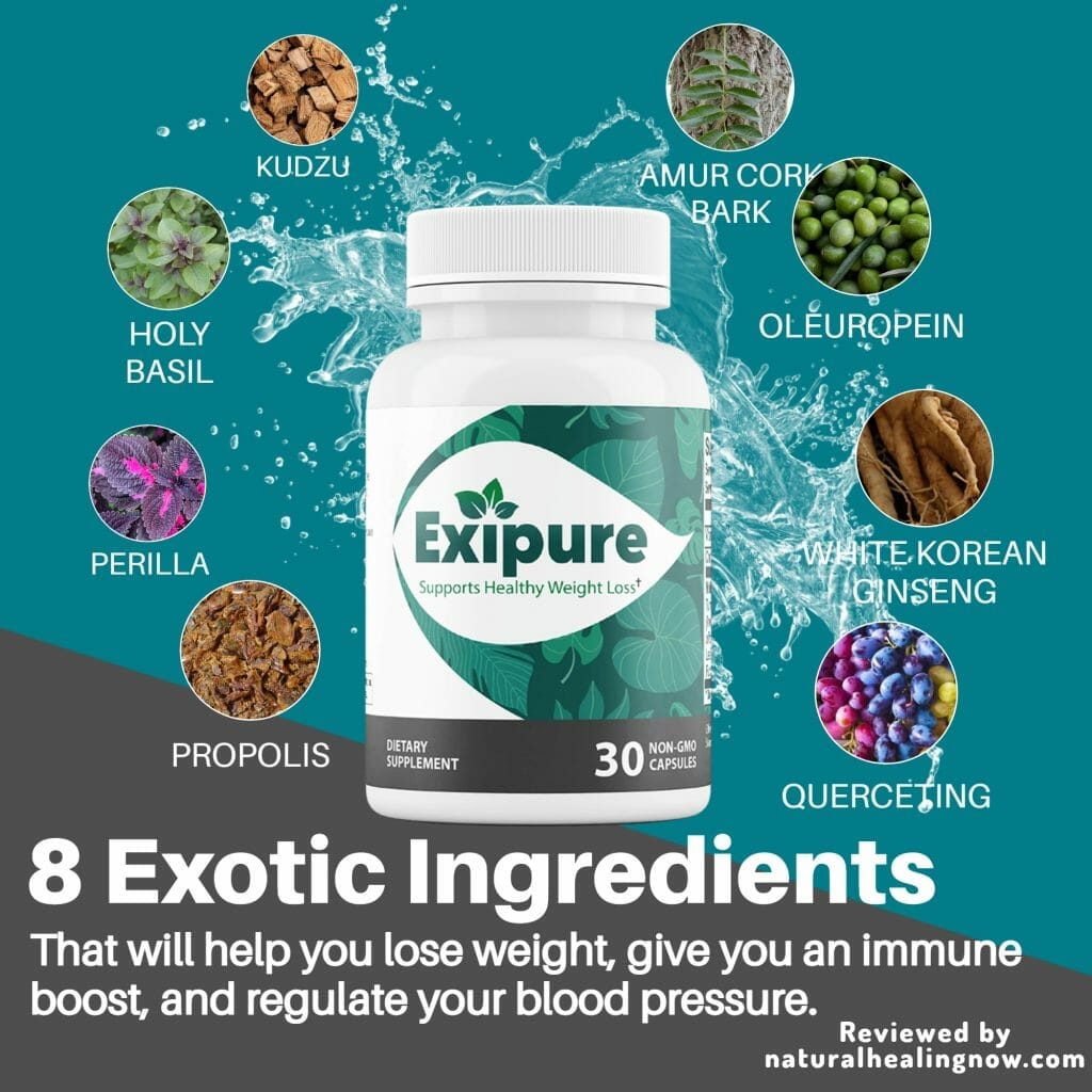Exipure 8 ingredients that target your low brown adipose tissue