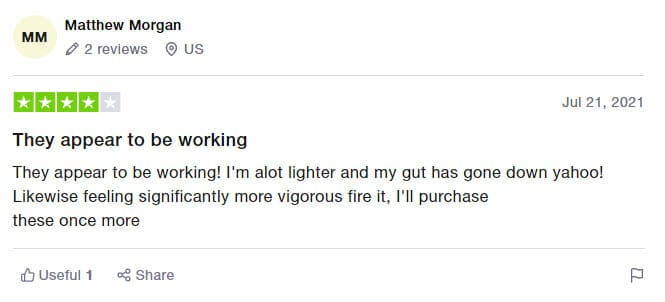 Matthew Morgan review on TrustPilot